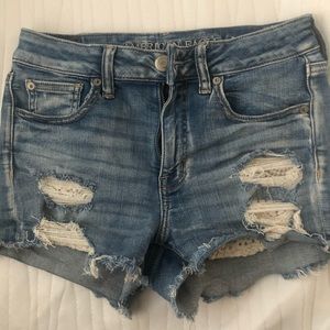 American Eagle | Ne(x)t Level High Denim Shorts